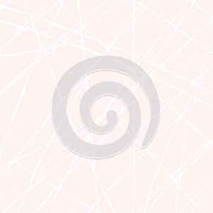 Abstract background of white lines on a pink background.